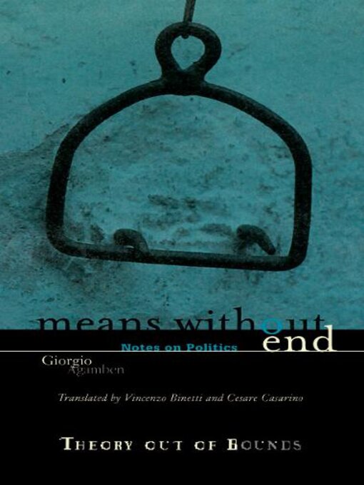 Title details for Means Without End by Giorgio Agamben - Available